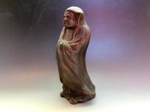 置物■古い備前焼の達磨 だるま 備前 オブジェ 古美術 時代物 骨董品■