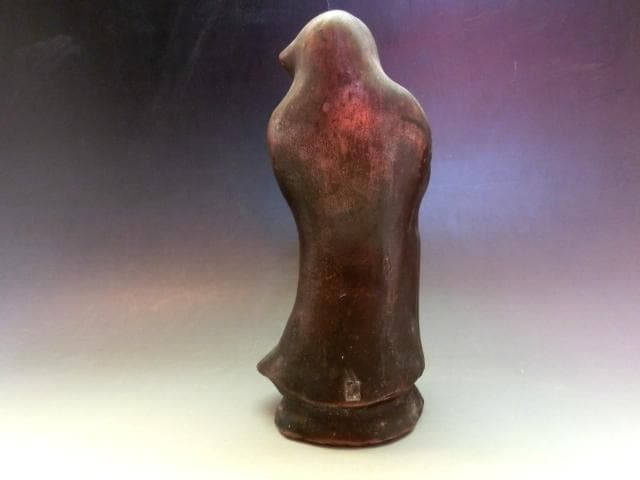 置物■古い備前焼の達磨 だるま 備前 オブジェ 古美術 時代物 骨董品■