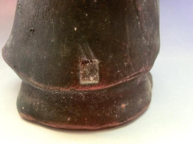 置物■古い備前焼の達磨 だるま 備前 オブジェ 古美術 時代物 骨董品■