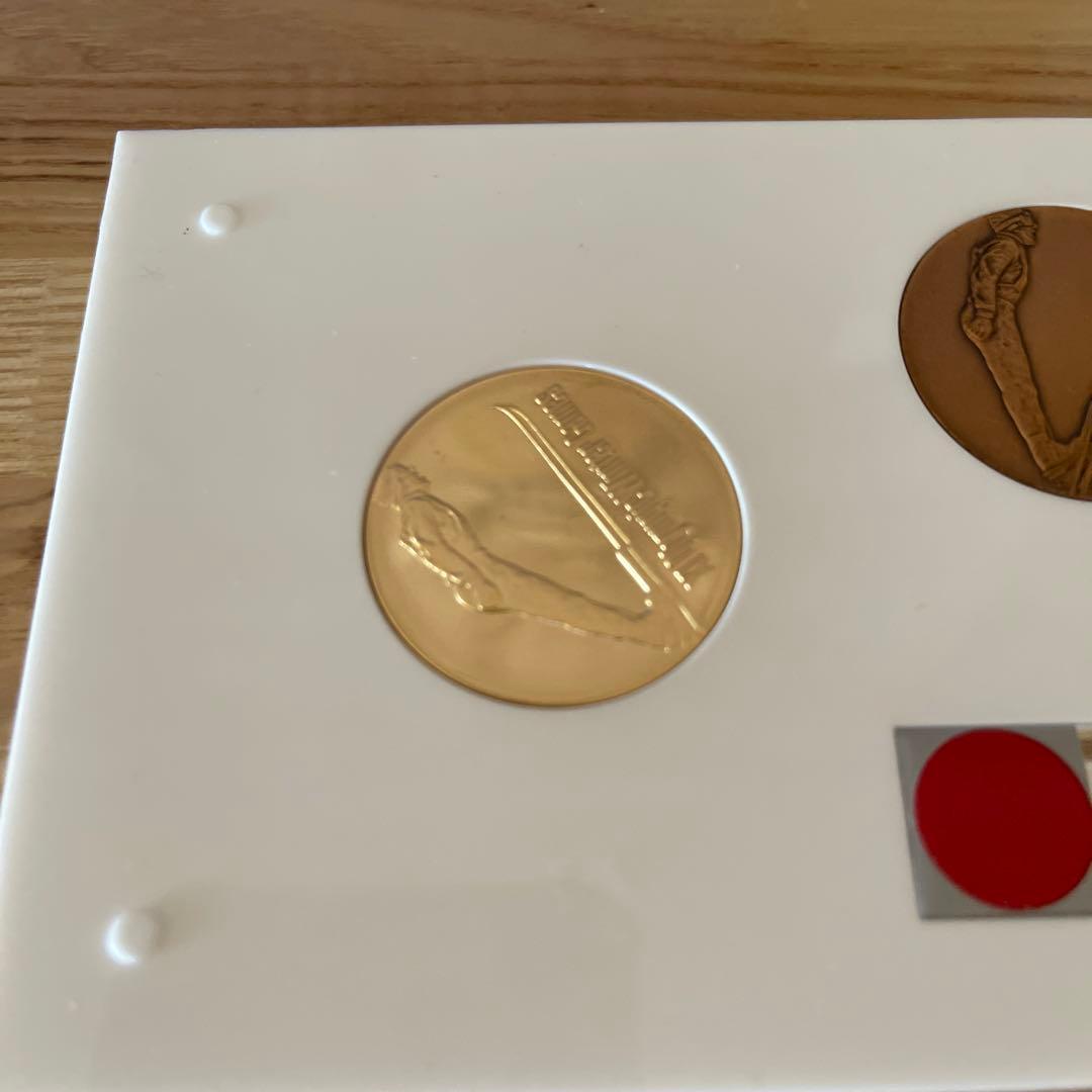 札幌オリンピック金銀銅メダルセット 1972年