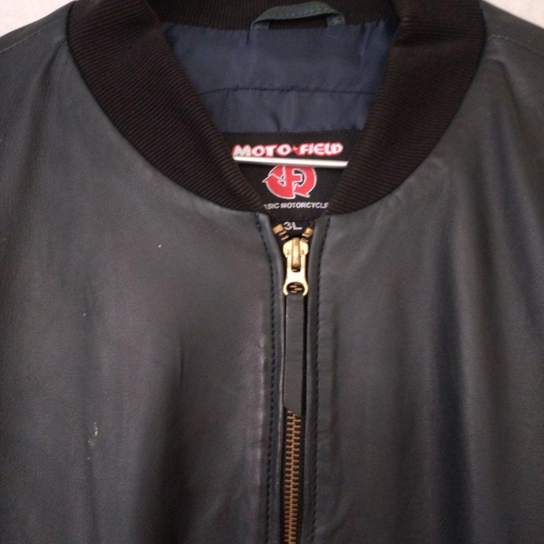 MOTO-FIELD レザー ボンバージャケット
