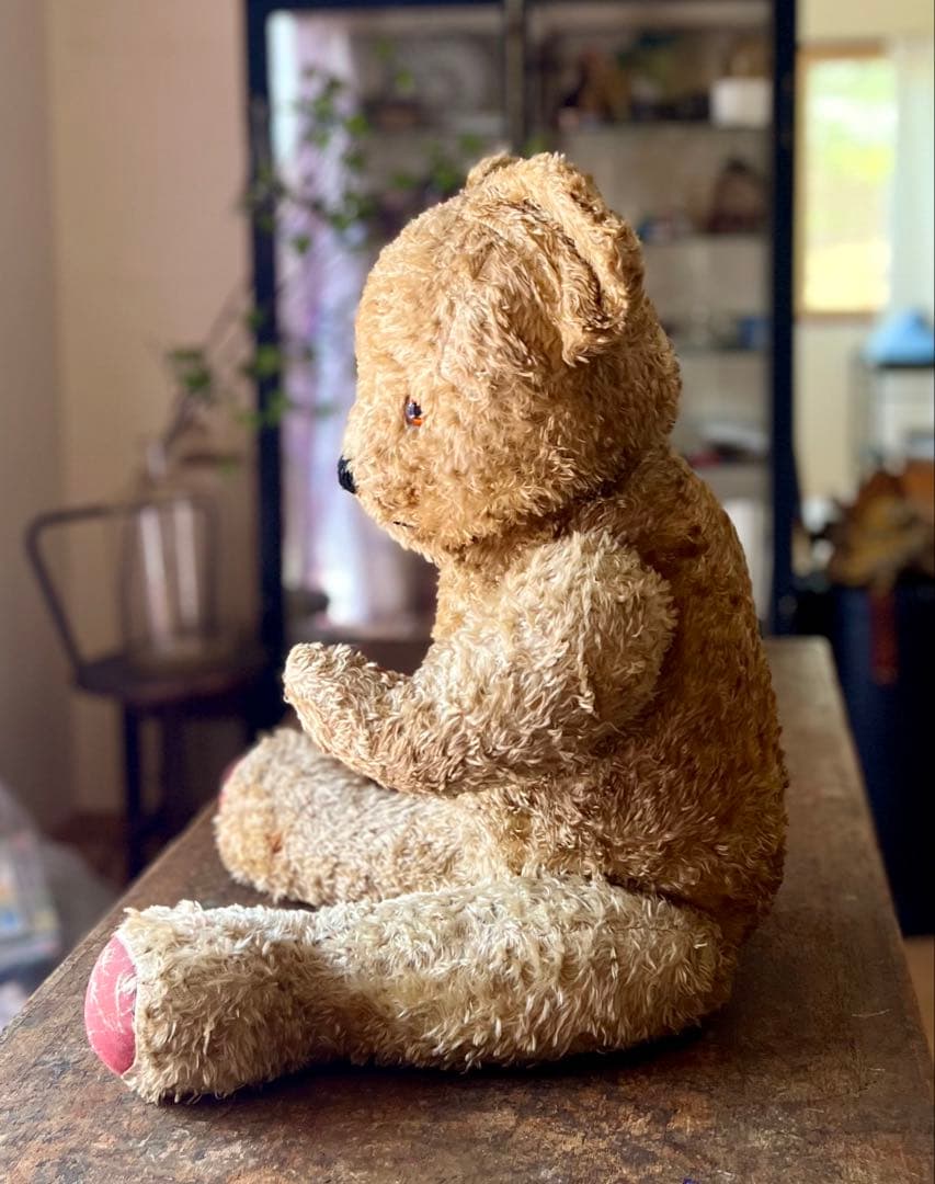 ヴィンテージ　クマのぬいぐるみ　テディベア　アンティーク　50㎝　ノーマーク