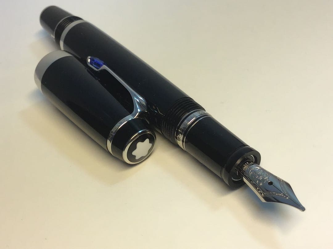 美品 ‼️Montblanc モンブラン ボエム ブルー 万年筆 ペン先14K