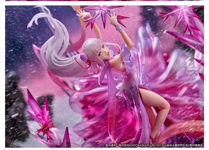 【値下可】Re:ゼロから始める異世界生活 氷結のエミリア　クリスタルドレス