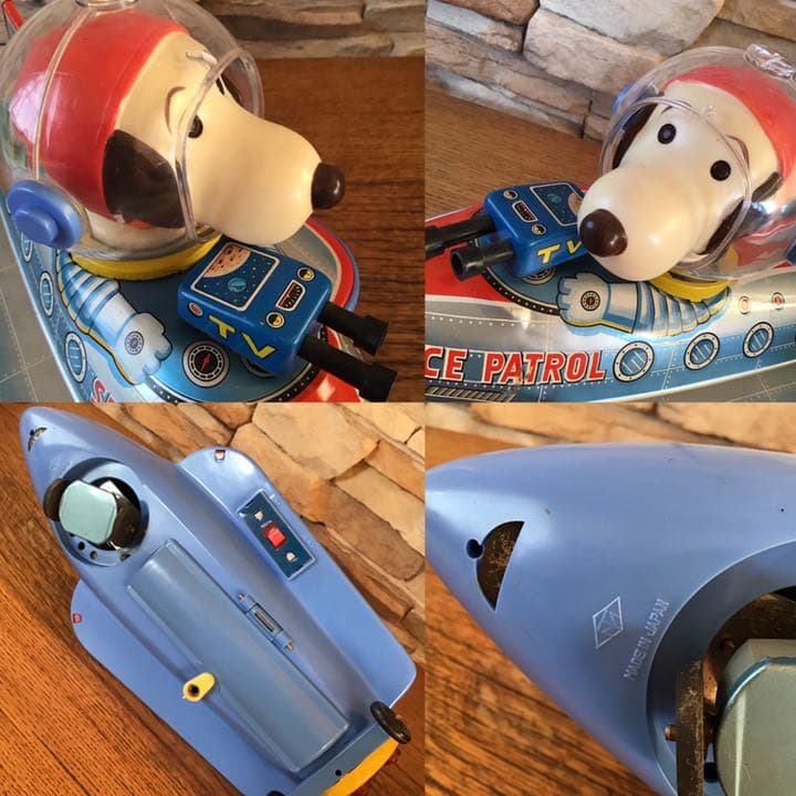 スヌーピー ブリキ SPACE TOY 3点セット
