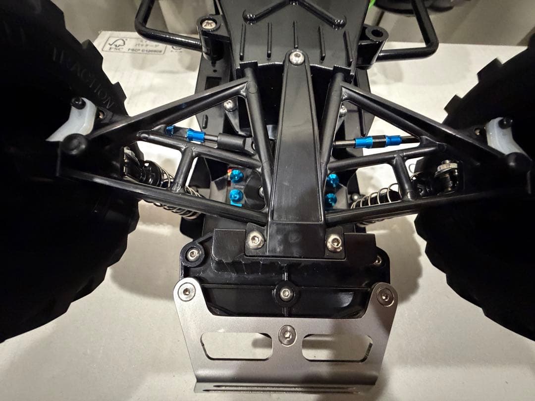 タミヤ ランチボックス ブラックエディション 組立済屋外未走行 メカ付きOP多数