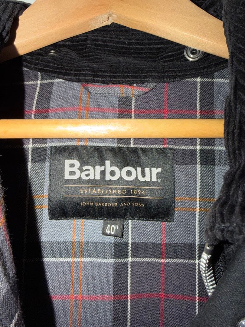 バブアー　ビデイルOS ブラック　40サイズ