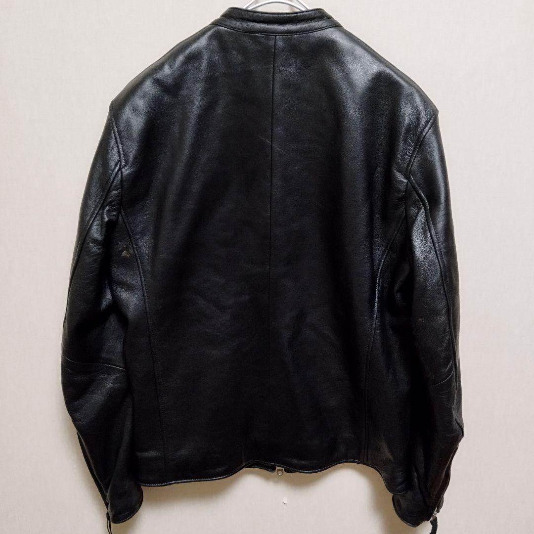 ナノ・ユニバース　シングルライダースジャケット　羊皮　Mサイズ