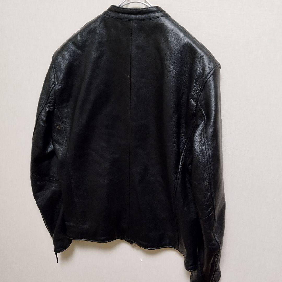 ナノ・ユニバース　シングルライダースジャケット　羊皮　Mサイズ