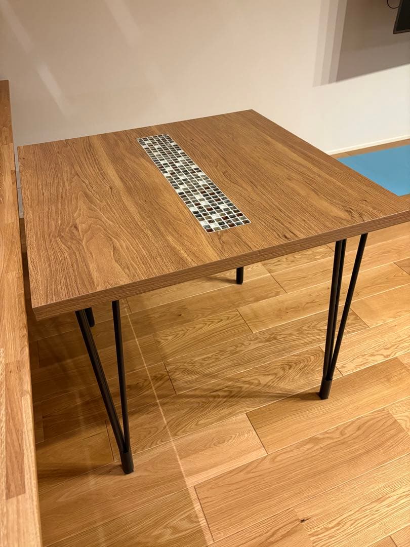 明日までとします‼️モダン木製ダイニングテーブル　マナベ