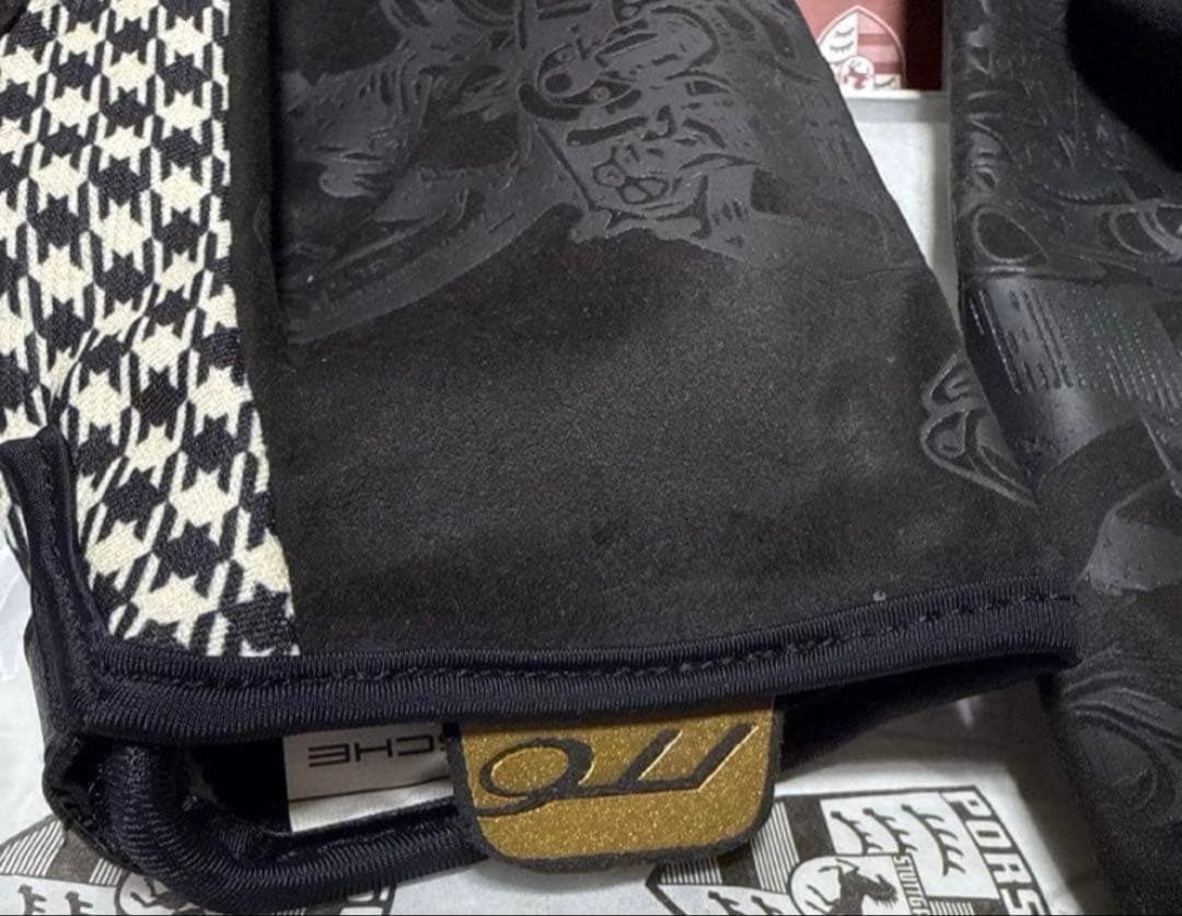 白黒Mサイズ【希少完売品・新品未開封】 PORSHE ドライビンググローブ