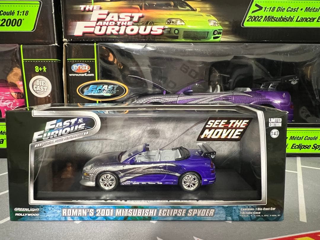 ミニカー GREENLIGHT FAST&FURIOUS Eclipse Spyder