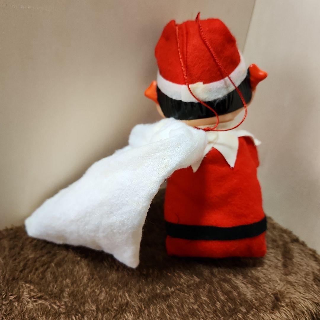 希少　 昭和レトロ　ペコちゃんサンタ　お座りペコちゃん　80年代