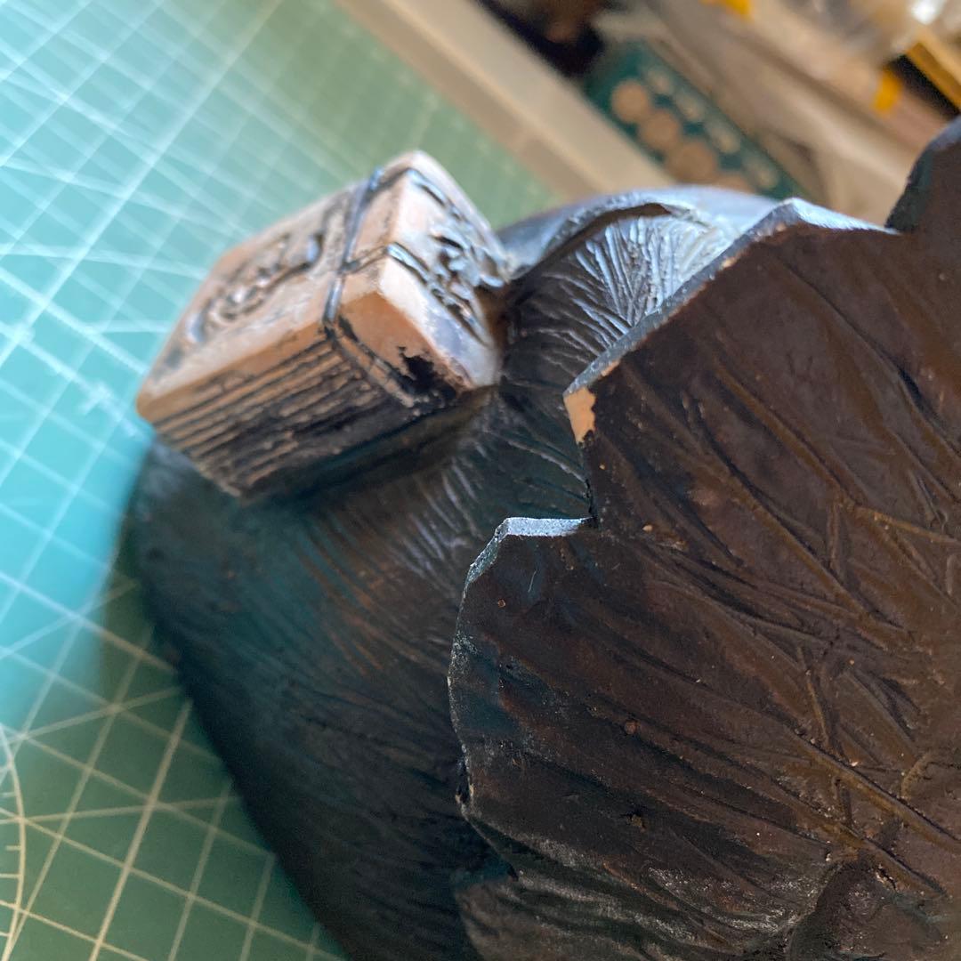 【詳細不明】たぬき置物 年代物