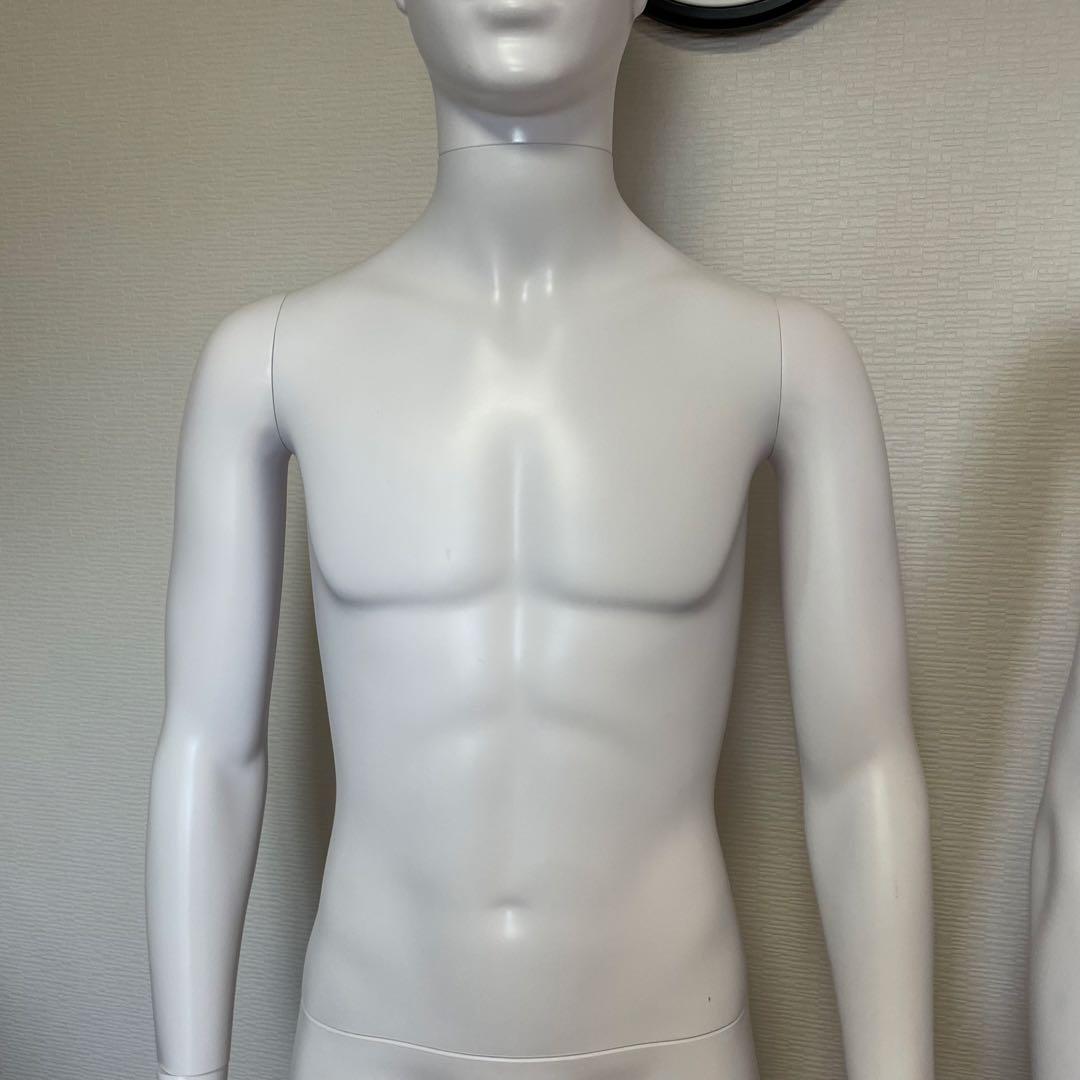 マネキン ホワイト メンズ 187cm スタンド付き 2体の価格です！