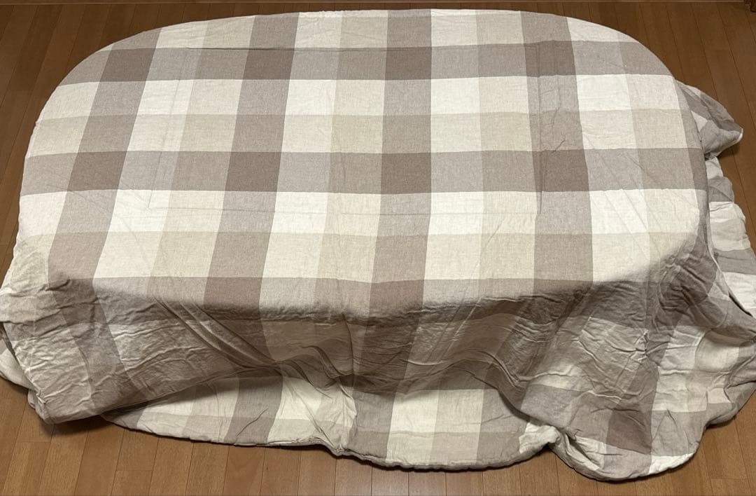 【2024年購入] 無印良品 こたつにもなるローテブル 大 楕円 布団セット