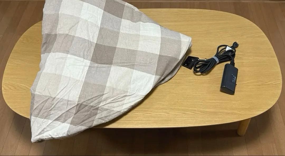 【2024年購入] 無印良品 こたつにもなるローテブル 大 楕円 布団セット