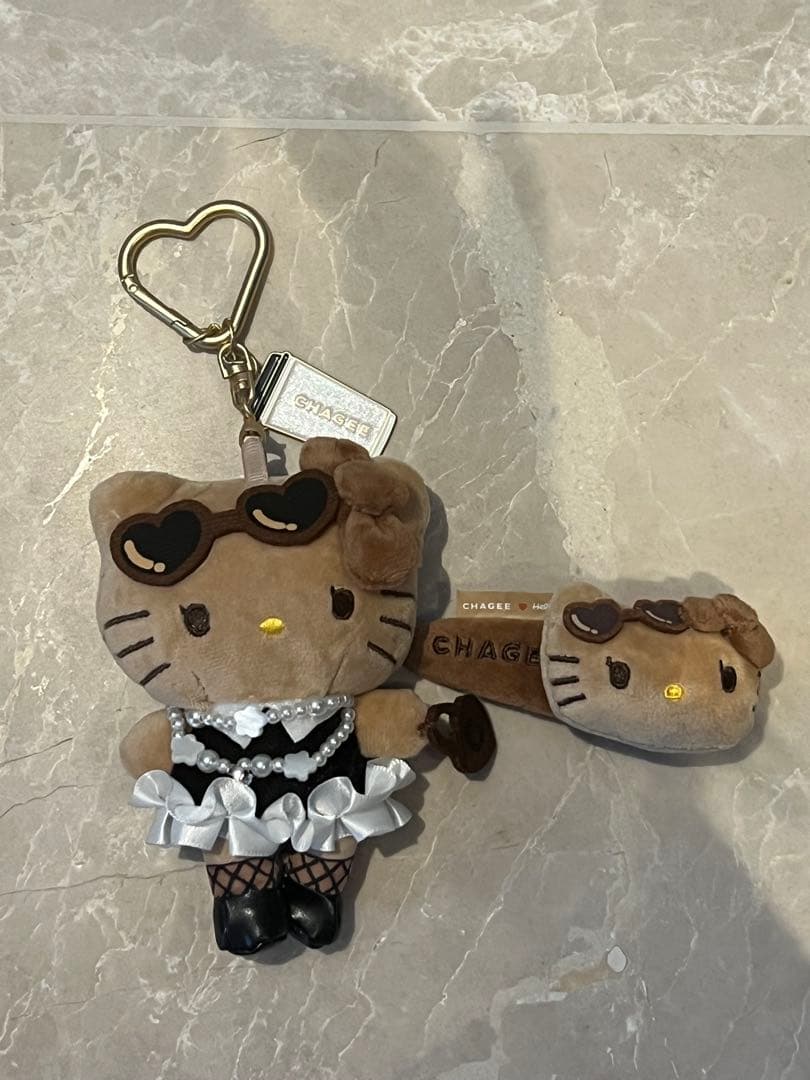 CHAGEE Hello Kitty ぬいぐるみ マスコット ヘアピン