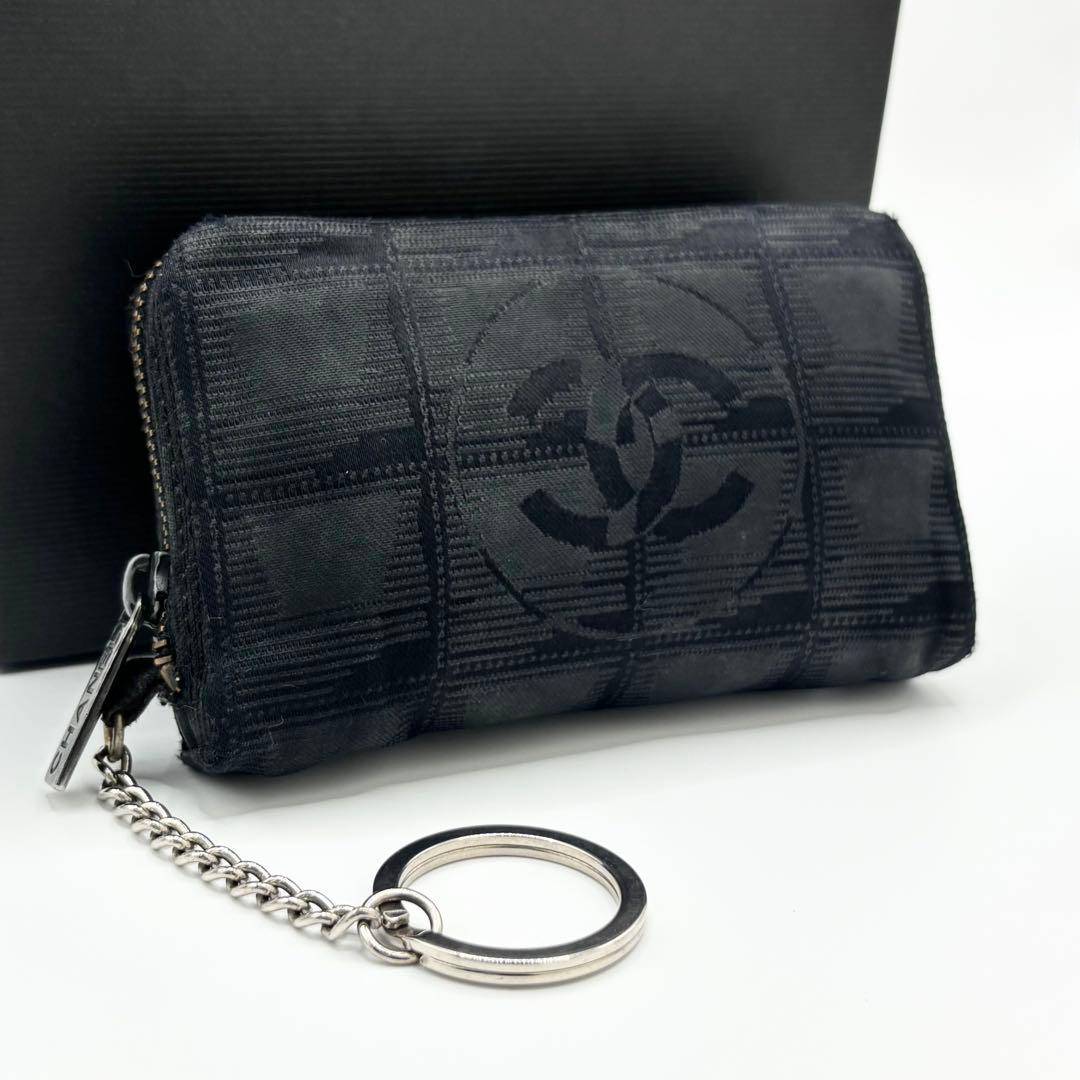 ✨希少✨CHANEL ケース　ミニポーチ　ニュートラベル　ココマーク　黒色