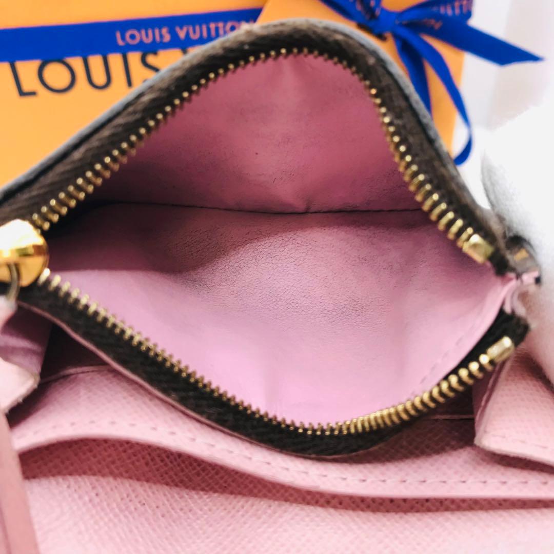 ルイヴィトン✨モノグラム ローズバレリーヌ ポルトモネ ロザリ ケース