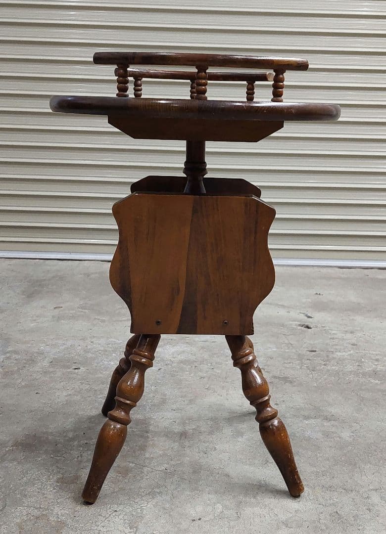 レトロ キツツキ 飛騨産業 サイドテーブル 丸テーブル コーヒーテーブル