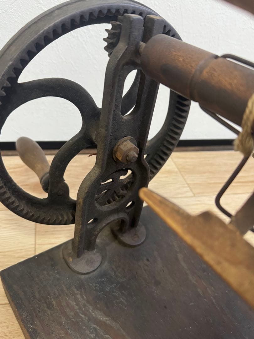 天久座繰り機　古道具　糸巻き機　おまけ付