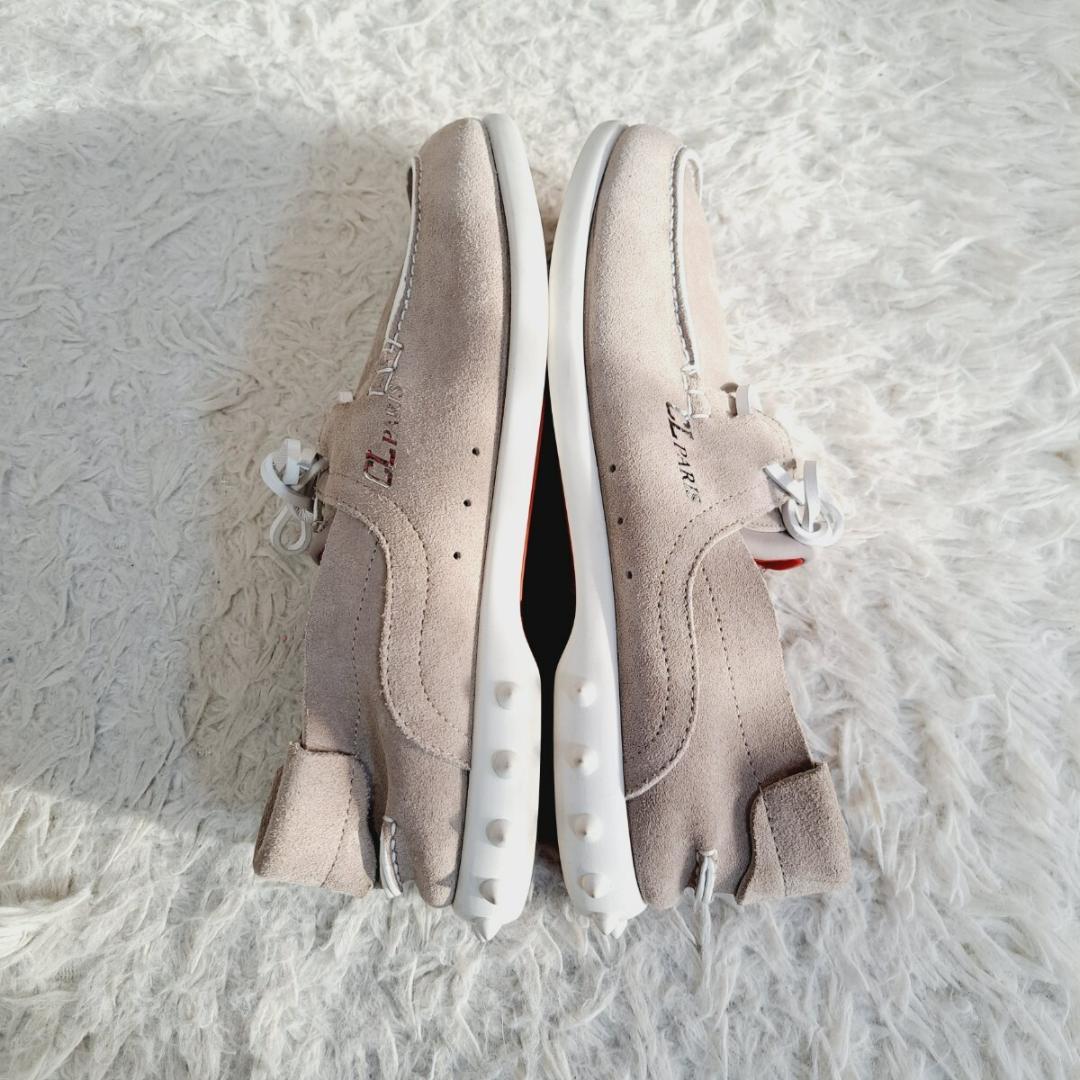 現行 クリスチャンルブタン ジェロモック スウェード ローファー 41.5