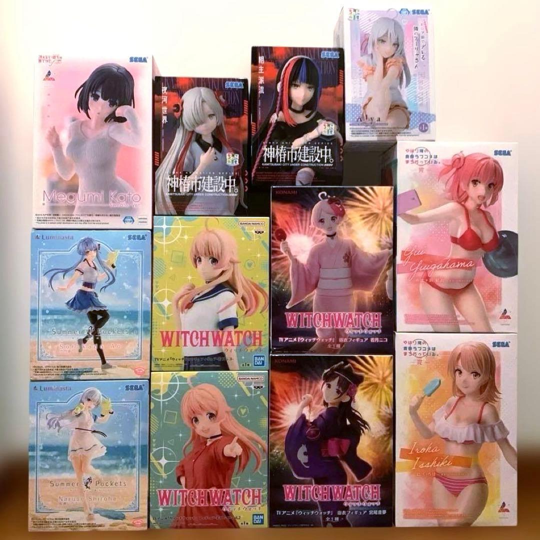 美少女　プライズフィギュア　まとめ売り　12点セット　新品未開封