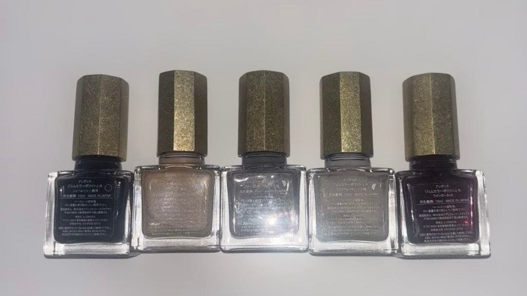 アンダンテ　ジェムカラーポリッシュ　21本セット　※1色のみダブりあり