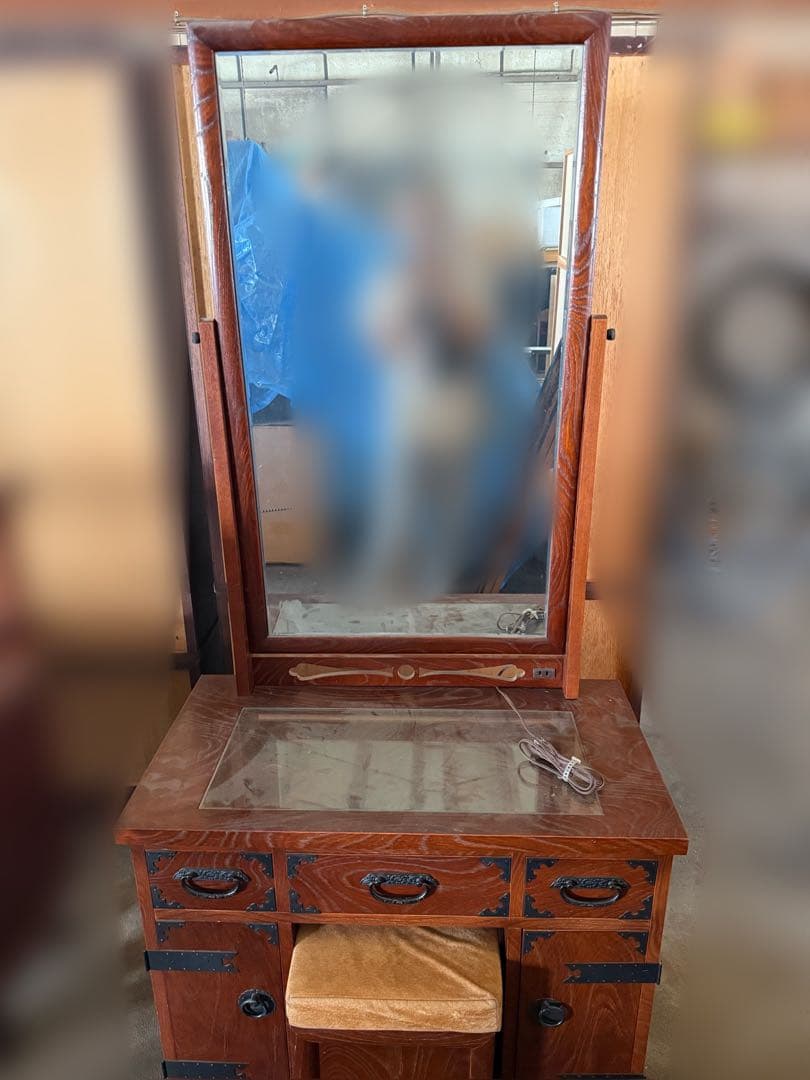 【送料込み】岩谷堂化粧箪笥　ドレッサー　岩手伝統工芸　化粧台