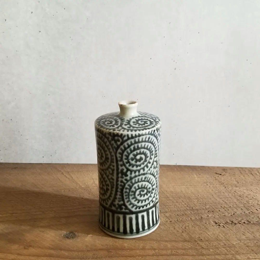 古伊万里 蝋燭徳利 ろうそく 徳利 江戸時代 くらわんか 蛸唐草 酒器