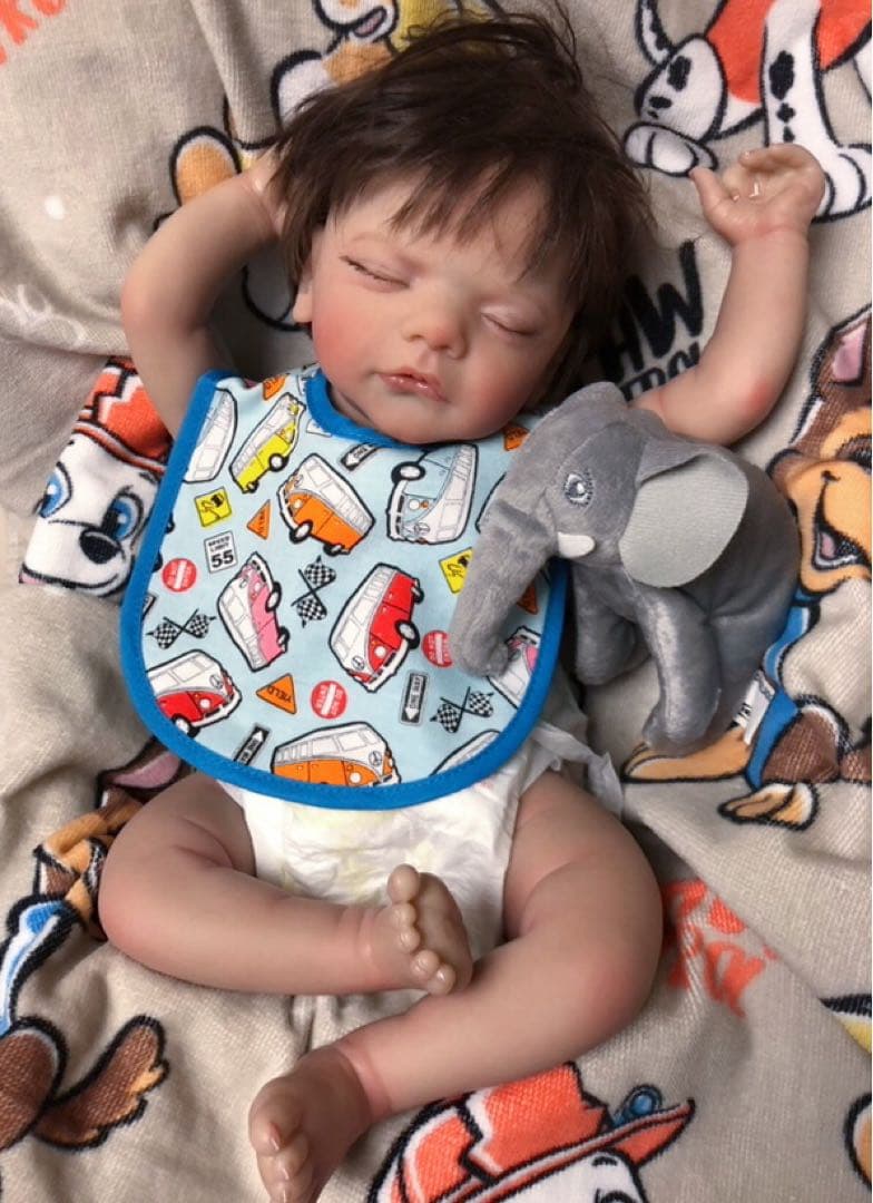 *・゜゜・*:.。リボーンドール　ねんねの男の子*:.。. .。.:*・゜゜・*