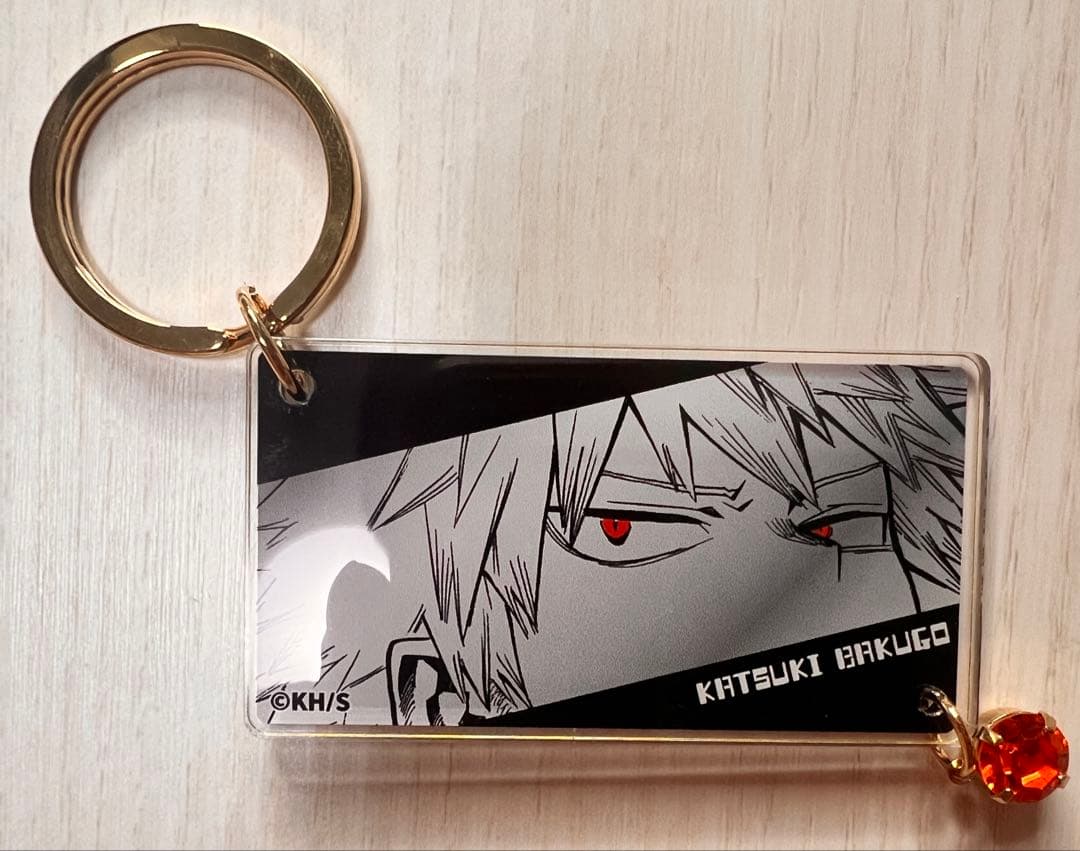 僕のヒーローアカデミア　ヒロアカ　キーリングコレクション　eye 原作　爆豪