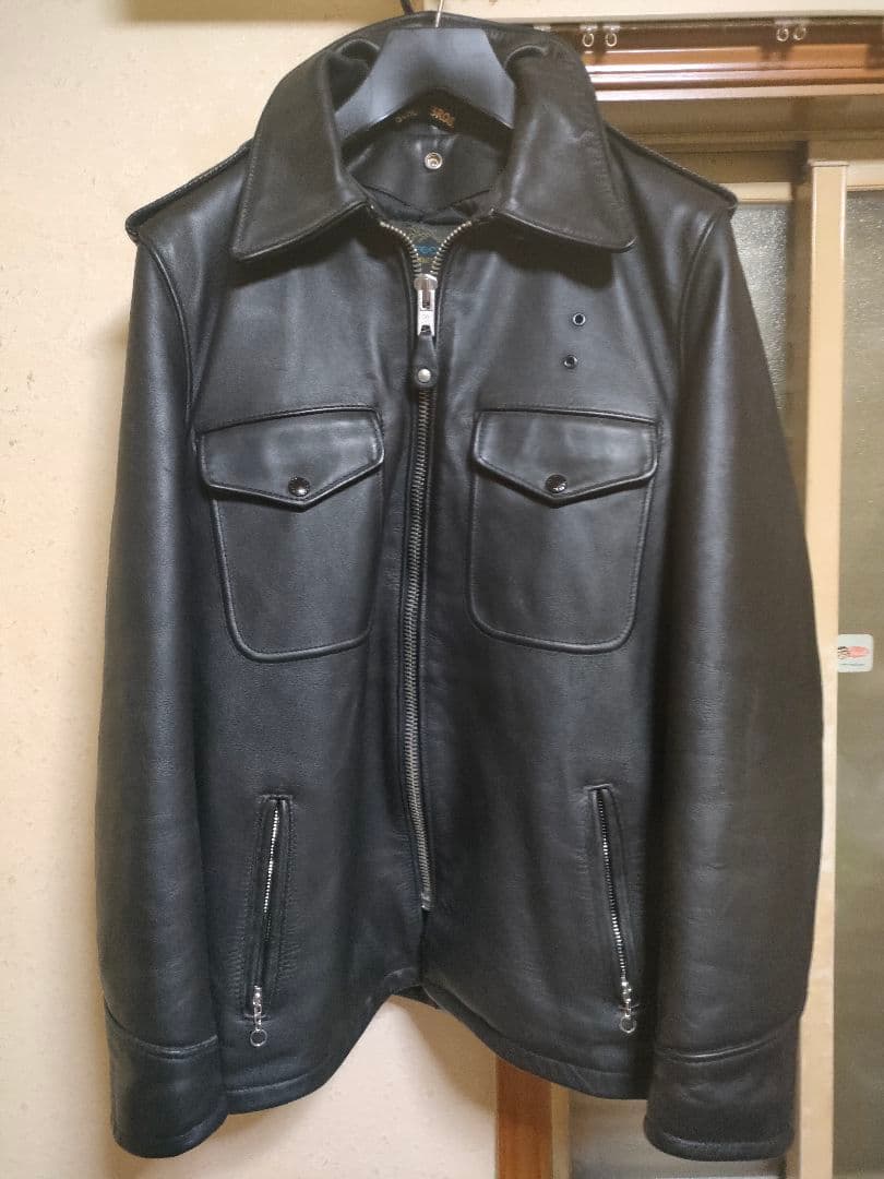新品同様　schott　ポリスマン　レザージャケット　激レア　サイズ38
