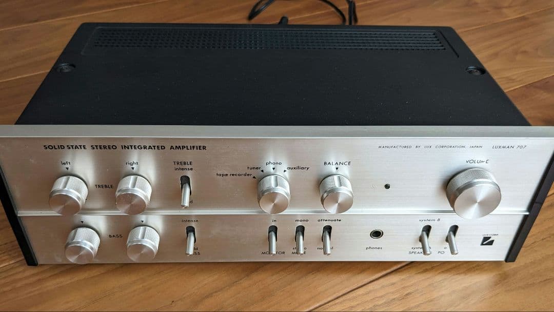 Luxman SQ-707 プリメインアンプ整備済