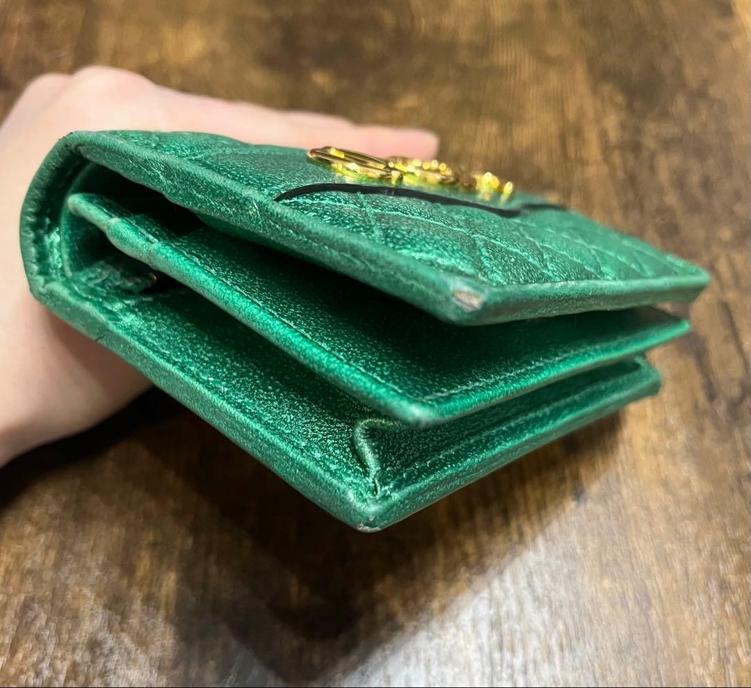 GUCCI グッチ オースビットラミネートレザー ミニウォレット