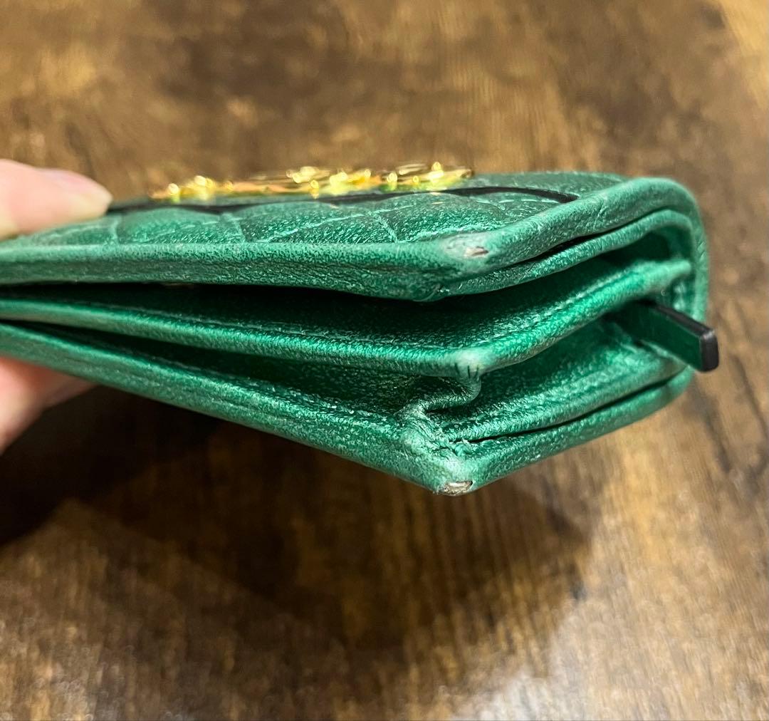 GUCCI グッチ オースビットラミネートレザー ミニウォレット