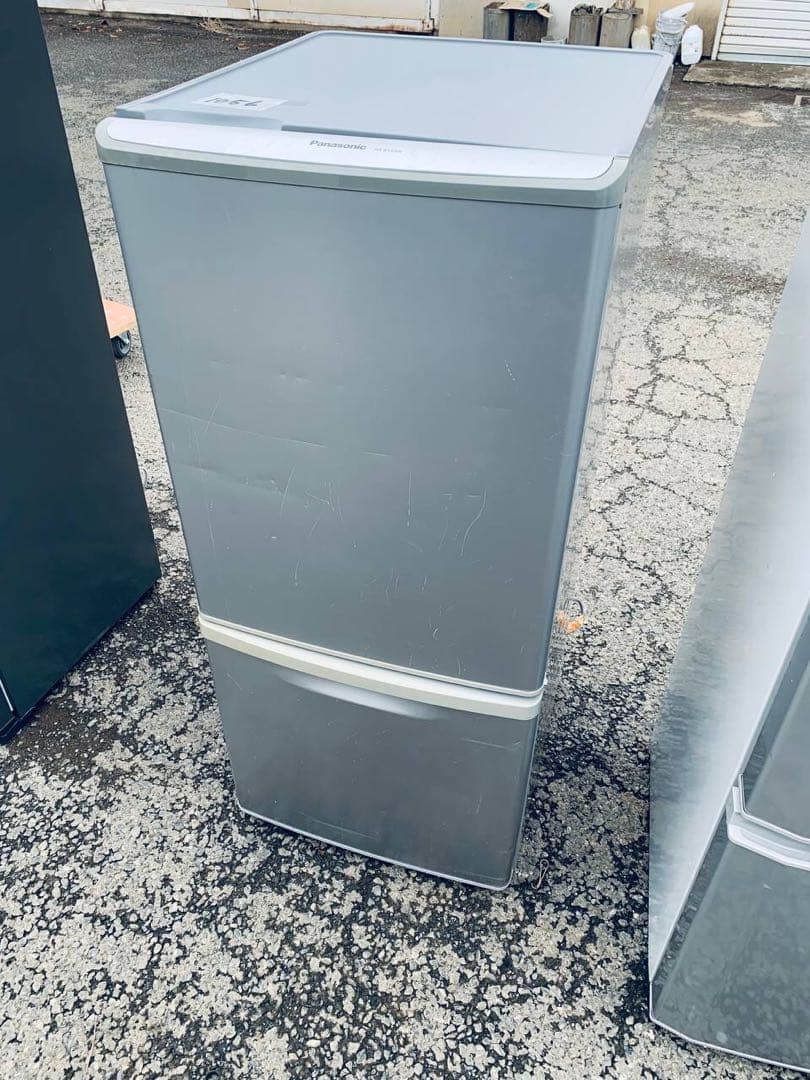 ♦Panasonic ノンフロン冷凍冷蔵庫【2009年製】NR-B142W-S