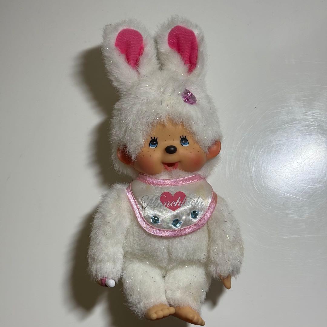 モンチッチ　うさぎ　Sサイズ　ウサギの耳 ぬいぐるみ　セキグチ