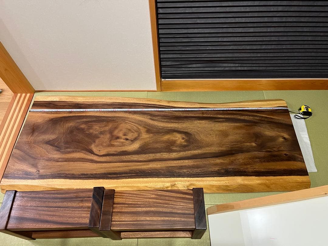 zhutingqin0826 一枚板　モンキーポッド　ダイニングテーブル