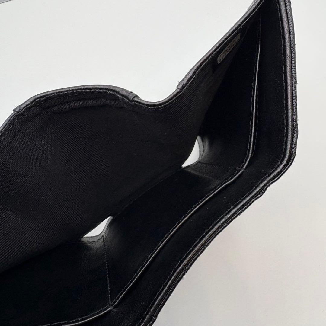 シャネル⭐︎キャビアスキン☆ボーイシャネル☆マトラッセ⭐︎三つ折り財布