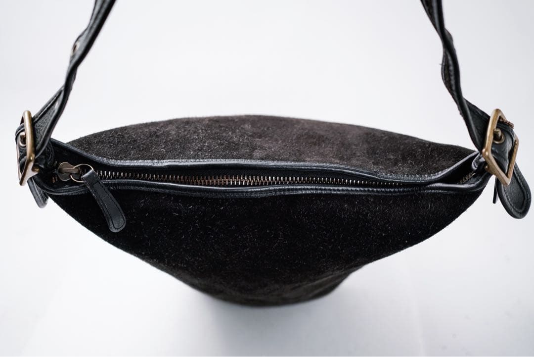 バッグ COACH 9010 Suede Shoulder Bag Leather