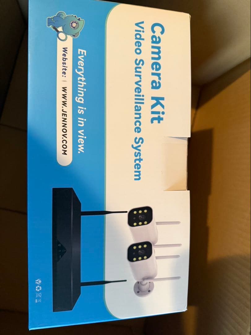 【大特価】防犯カメラ 屋外 2台 モニター付き ワイヤレス 120°広角レンズ