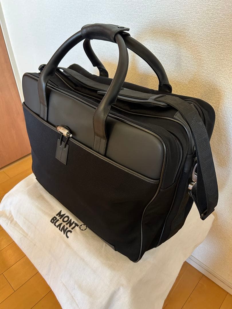MONTBLANC ナイトフライト　2泊3日出張バック　ビジネスバッグ　ブラック