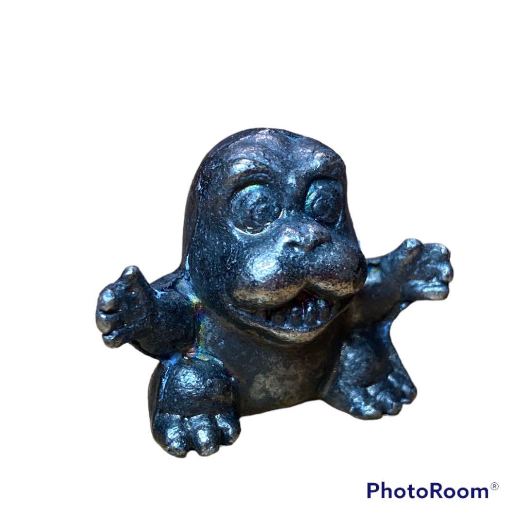 ミニラ フィギュア 金属 鉄 メタル 合金 レア 貴重 希少 ゴジラ レトロ