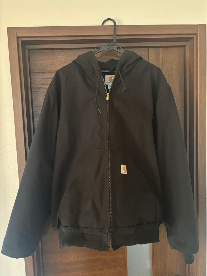 カーハート　ダックアクティブジャケット　サーマル　ブラック　Carhartt