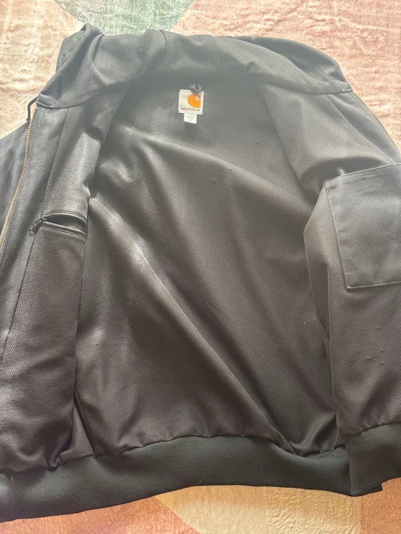 カーハート　ダックアクティブジャケット　サーマル　ブラック　Carhartt