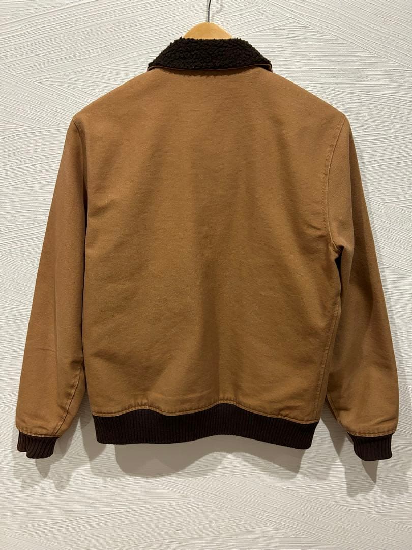 シュプリーム ボンバー ジップアップ ジャケット ブラウン