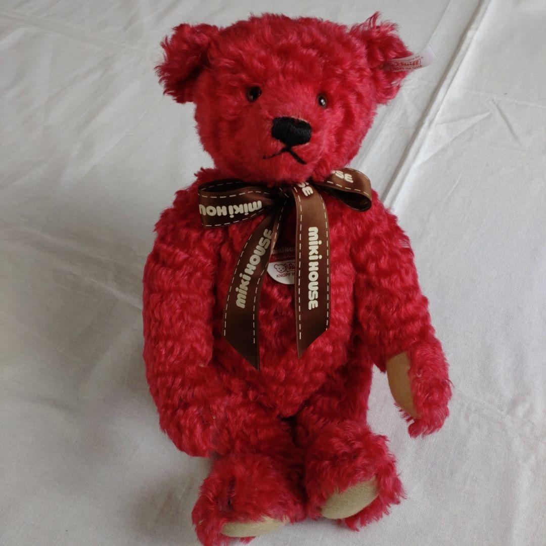 ミキハウス ☓ シュタイフ Anniv テディベアー （専用箱、証明書付き）