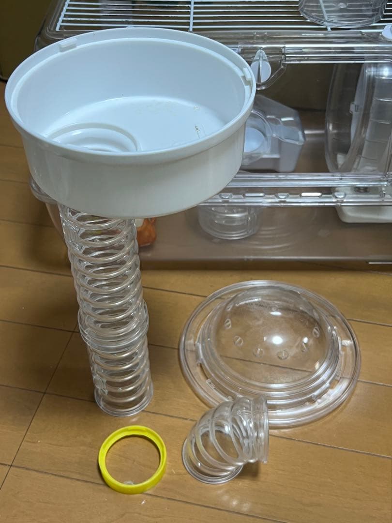 【お得なセット】ルーミィ60 回し車、トイレなど付/ハムスター　ケージ